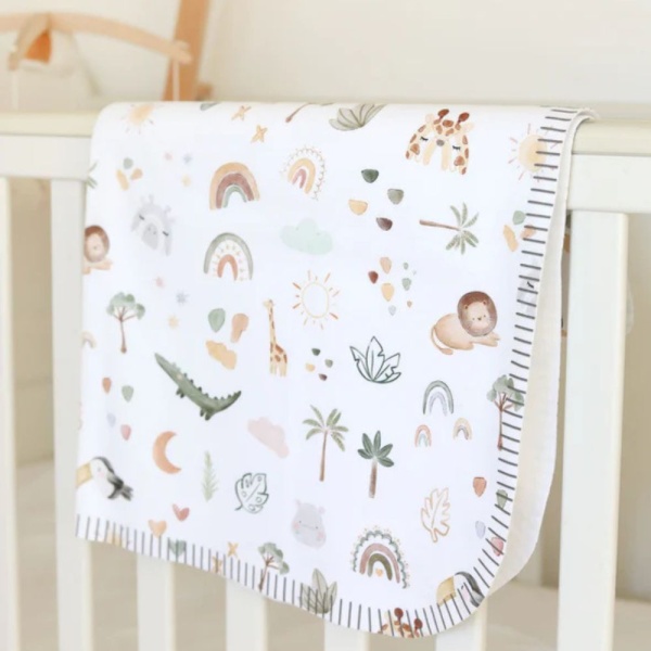 Boho Safari Baby Blanket by BabyBells